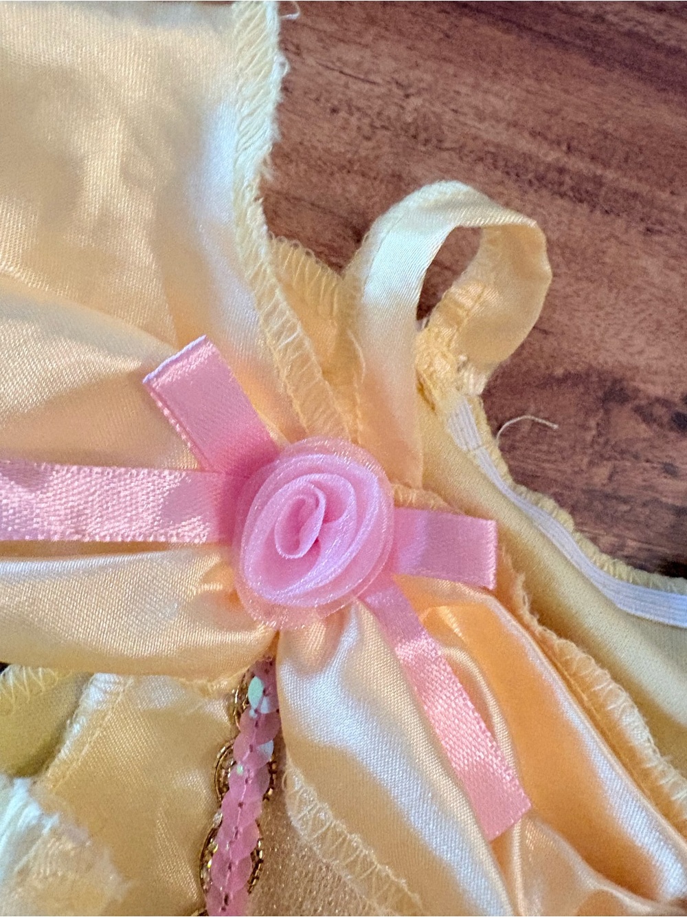 Disney Princess Toddler Girls 2 Costumes Cinderella & Belle 3T 4T Beauty Beast - Picture 9 of 10